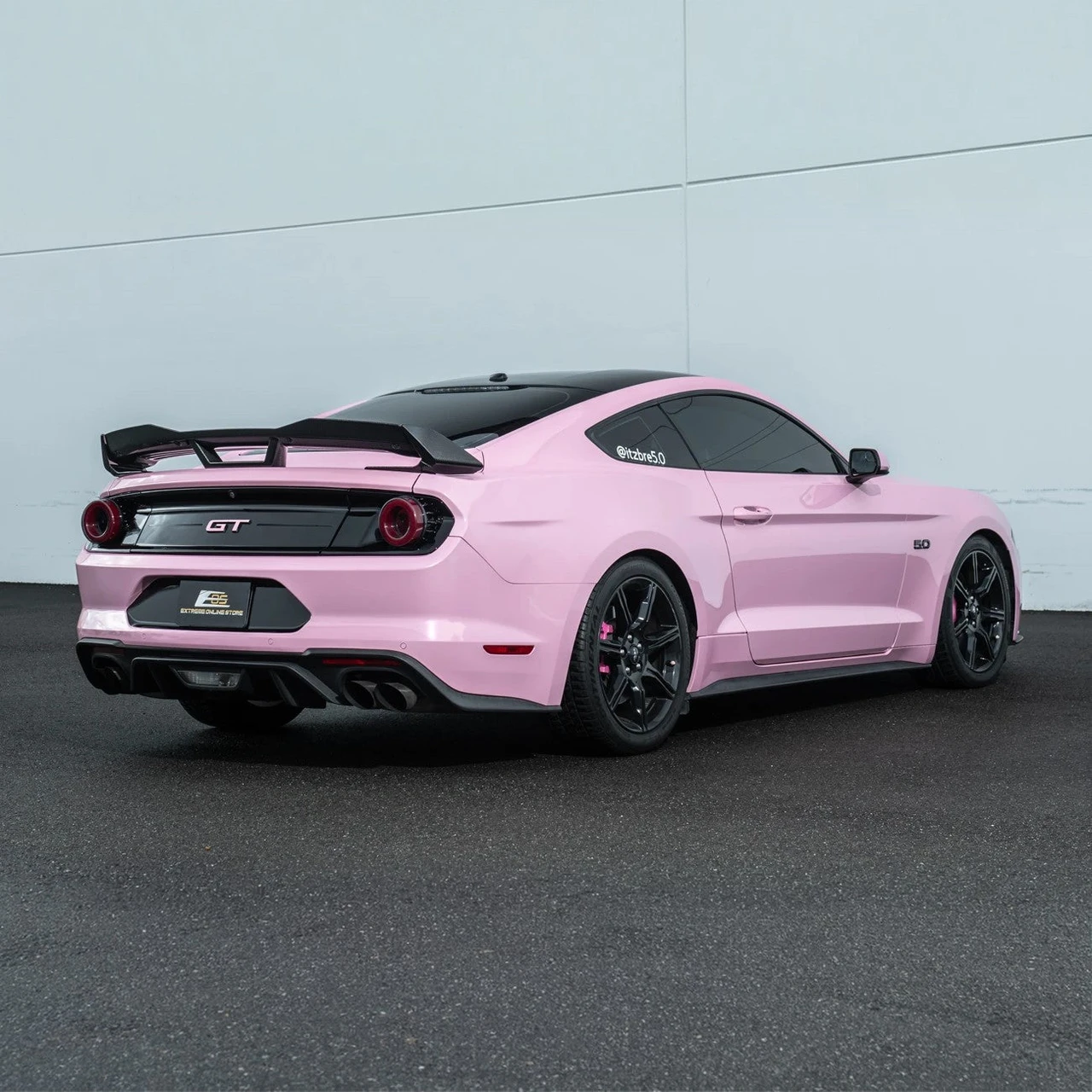 EOS Carbon Fiber DarkHorse Style Rear Spoiler w. Wickerbill - 15-23 ...