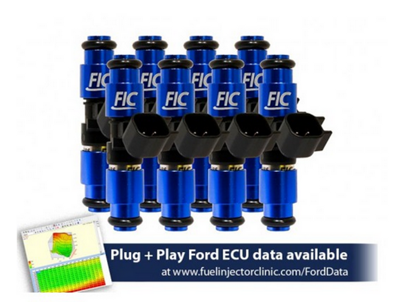 Fuel Injector Clinic 1650cc Fuel Injectors - 2015+ Mustang GT / GT350 / GT500