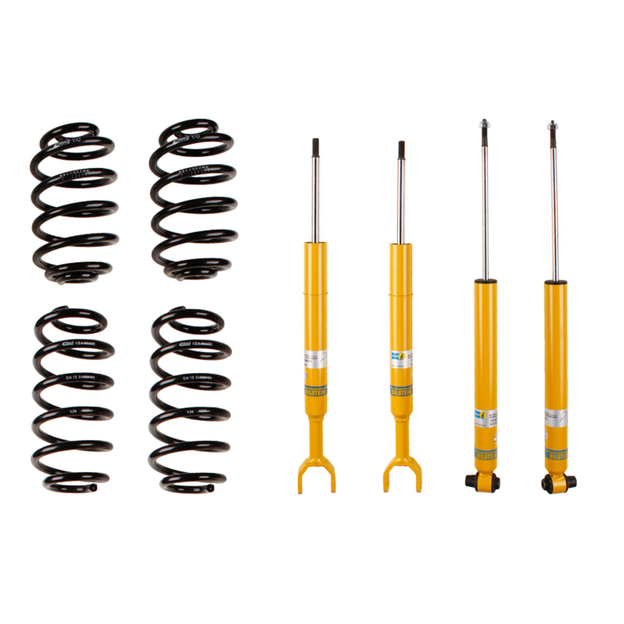 Bilstein B12 1999 Volkswagen Passat 1.8T Front and Rear Suspension Kit - 46-188694