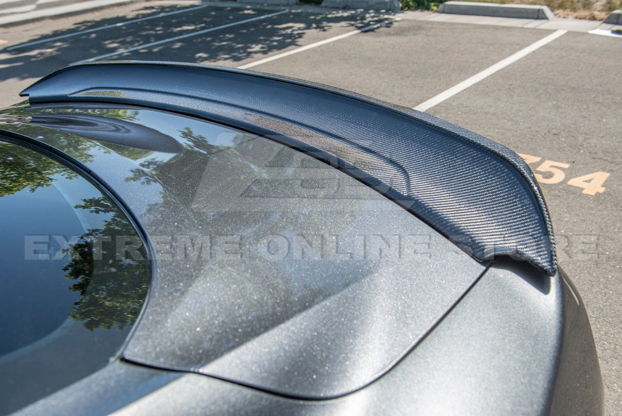 EOS GT350 Style Rear Spoiler - Carbon Fiber - 15-23 Ford Mustang