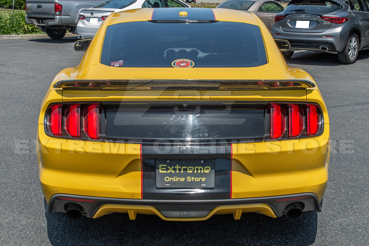 EOS GT350 Style Rear Spoiler - Forged Carbon Fiber - 15-23 Ford Mustang