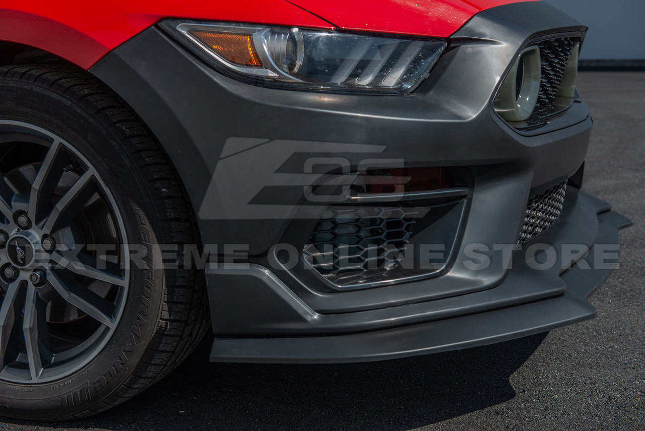 EOS Mach 1 Conversion Front Bumper Kit with LED - 18-23 Ford Mustang