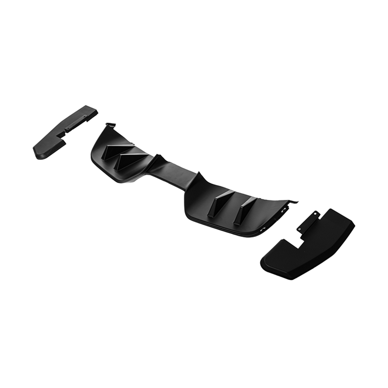 EOS Performance Pack 3 Piece Rear Diffuser - 15-17 Ford Mustang
