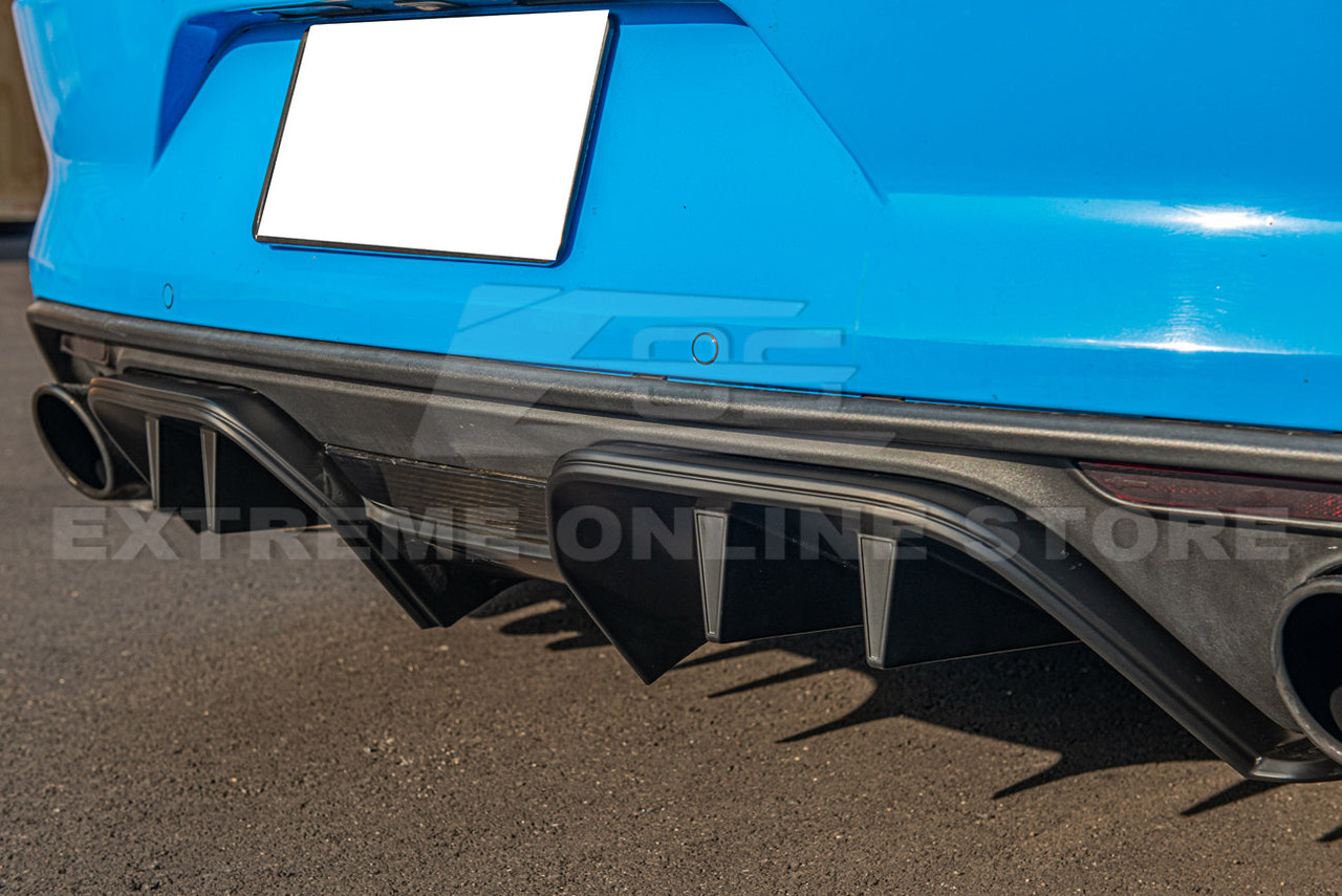 EOS Performance Pack 3 Piece Rear Diffuser - 15-17 Ford Mustang (DIFF ...