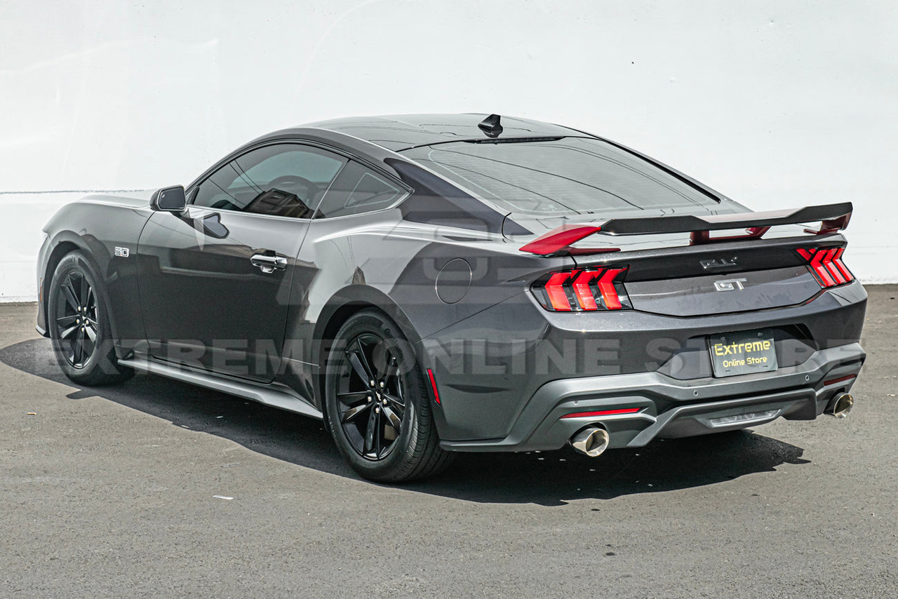 EOS GT Performance Rear Wing Gurney Flap Spoiler - Carbon Fiber - 2024+ Ford Mustang