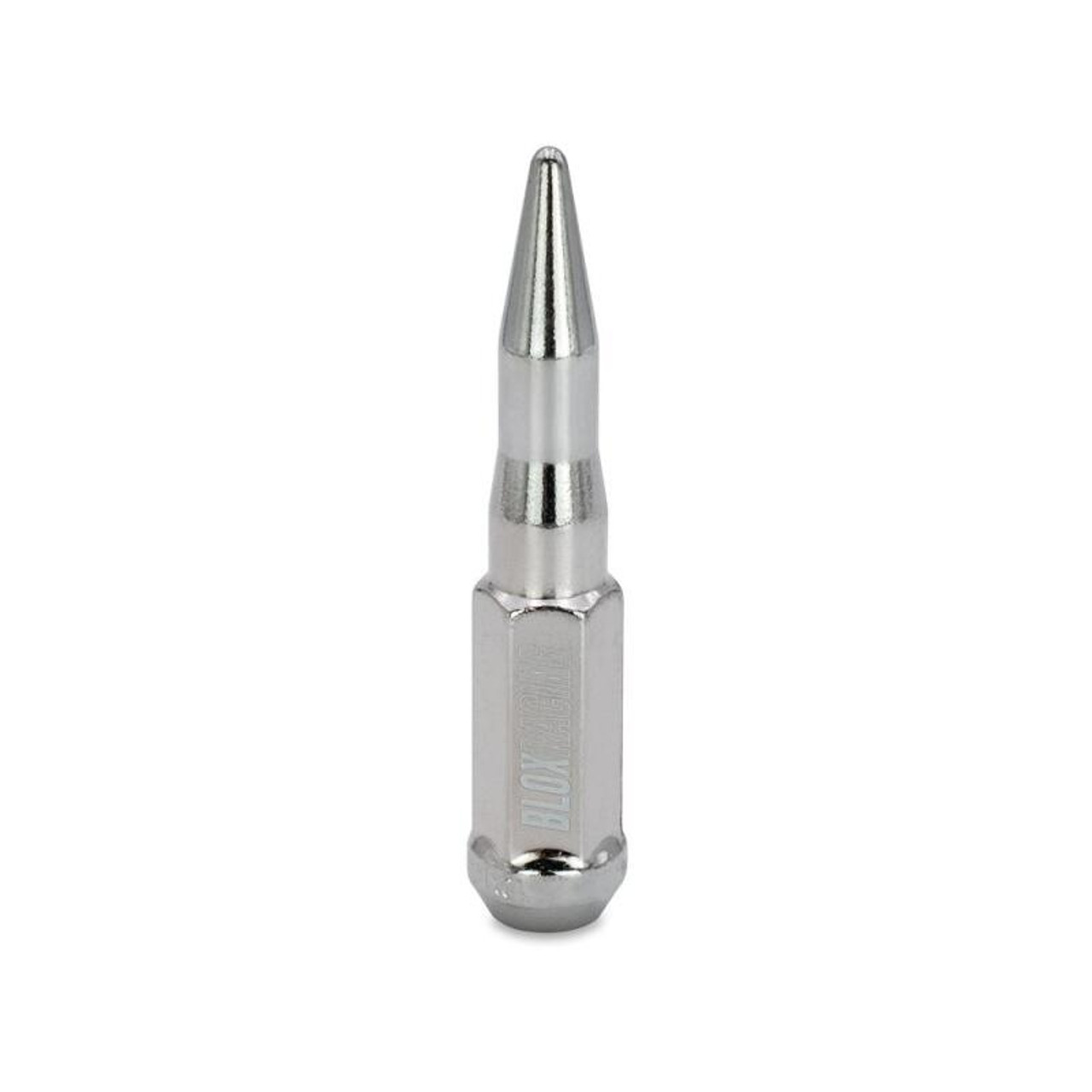 BLOX Racing Original Spike Forged Lug Nut 14x1.5mm - Chrome 20 Piece - BXAC-00166-20