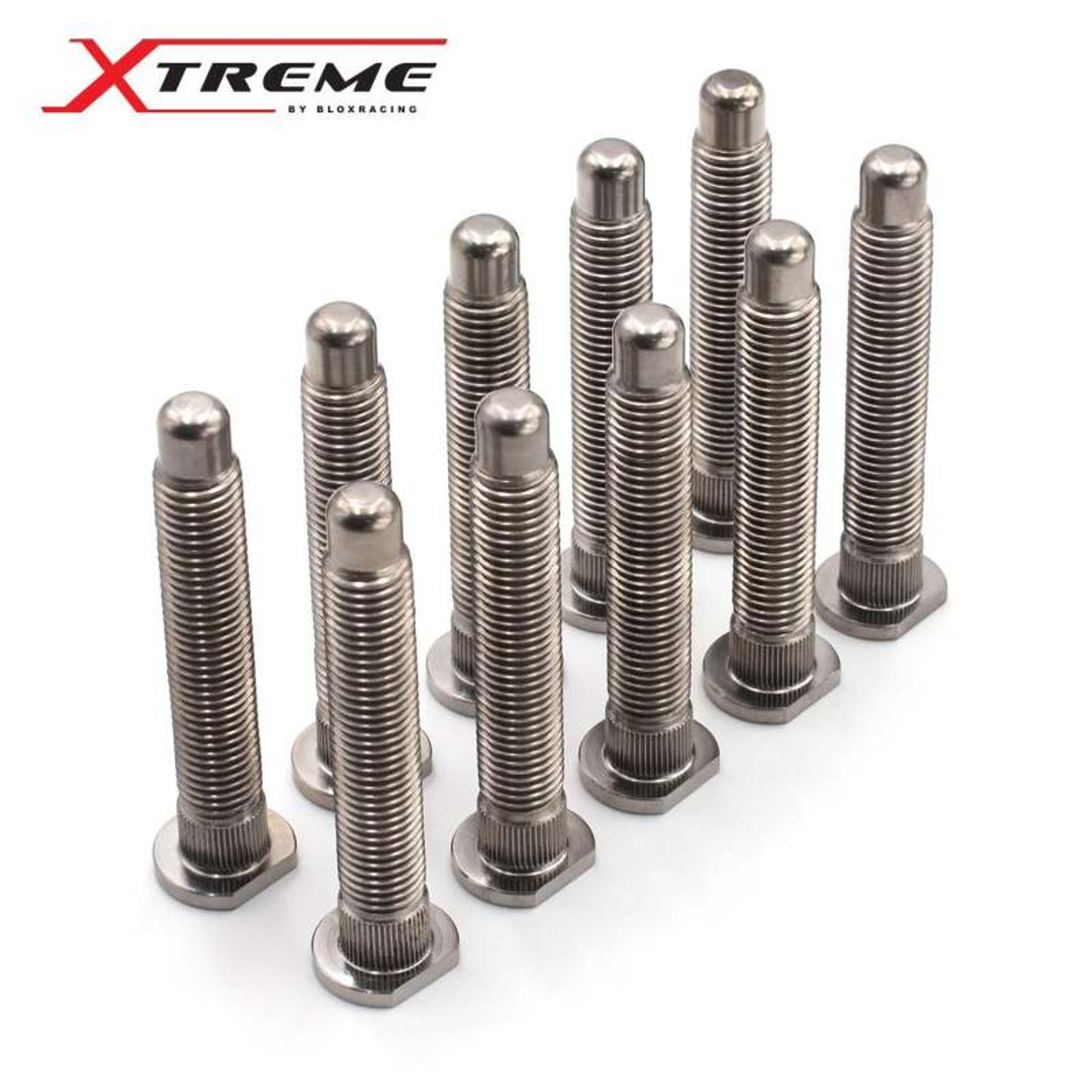 BLOX Racing Titanium Extended Wheel Studs M12X1.5mm SIngle Piece Honda Fitment - Burnt - BXAC-00175-B