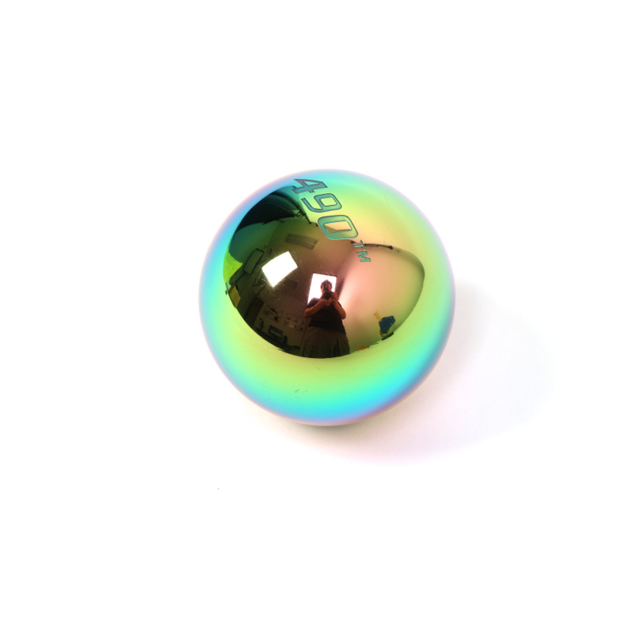 BLOX Racing V2 - 490 Limited Series Spherical Shift Knob 10X1.5 - Neo Chrome - BXAC-00240-NEO-V2