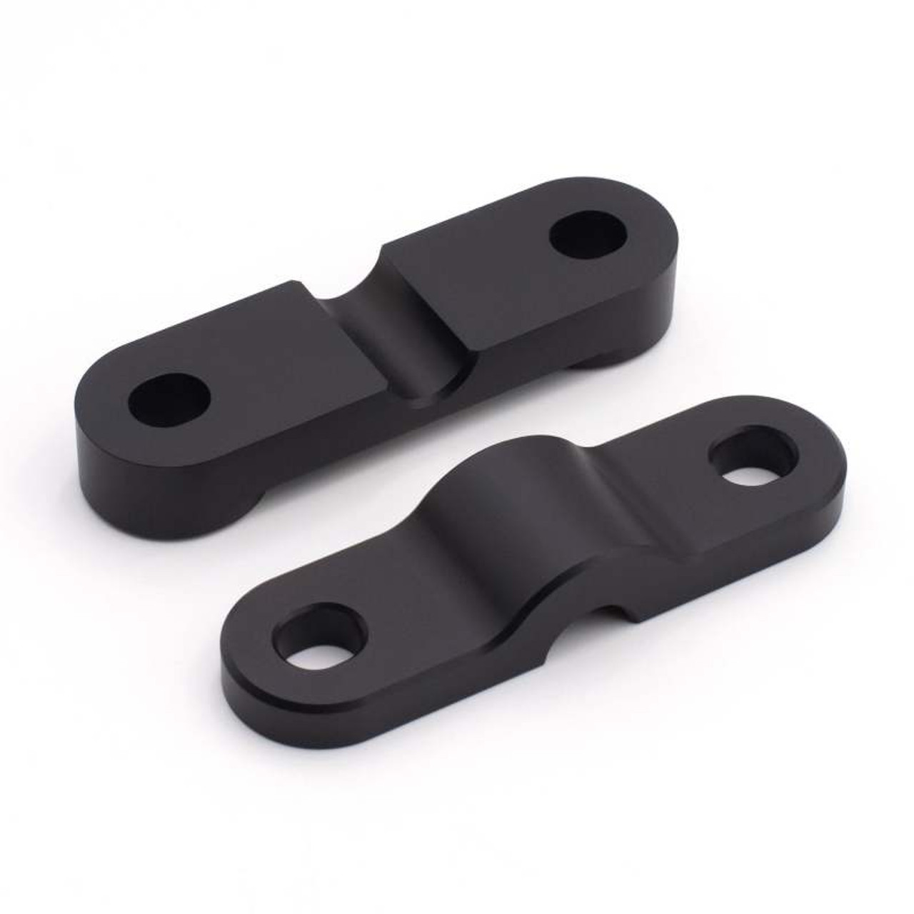 BLOX Racing 2-Pc Solid Shifter Bushing Kit Rear - Civic Integra - Black - BXAC-00321-BK