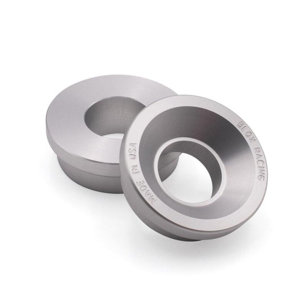 Blox Racing 2-pc Solid Shifter Bushing Kit, Front - For B-Series Transmission - Raw - BXAC-00322-RAW