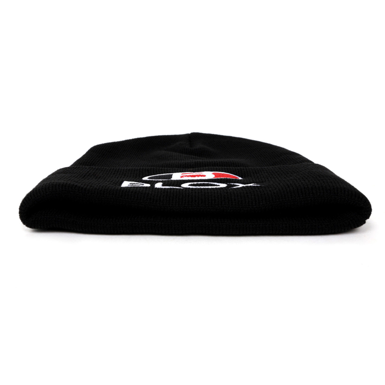 BLOX Racing Classic Beanie - Black w/ Stacked Logo - BXAP-00126