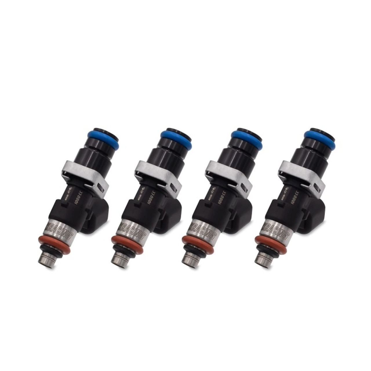 BLOX Racing Eco-Fi Street Injectors 1000cc/min w/ 1/2in Adapter For Honda K Series - Set of 4 - BXEF-04914.14-1000-4