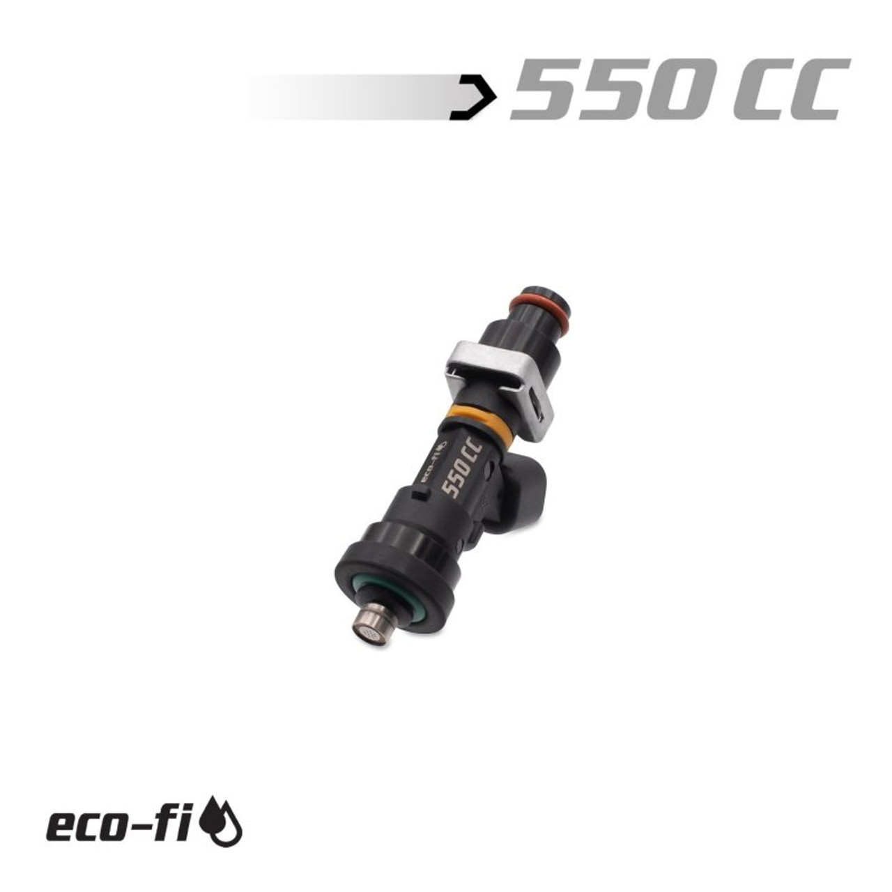 BLOX Racing Eco-Fi Street Injectors 550cc/min w/1/2in Adapter Honda B/D/H Series (Single Injector) - BXEF-06514.11-550-SP