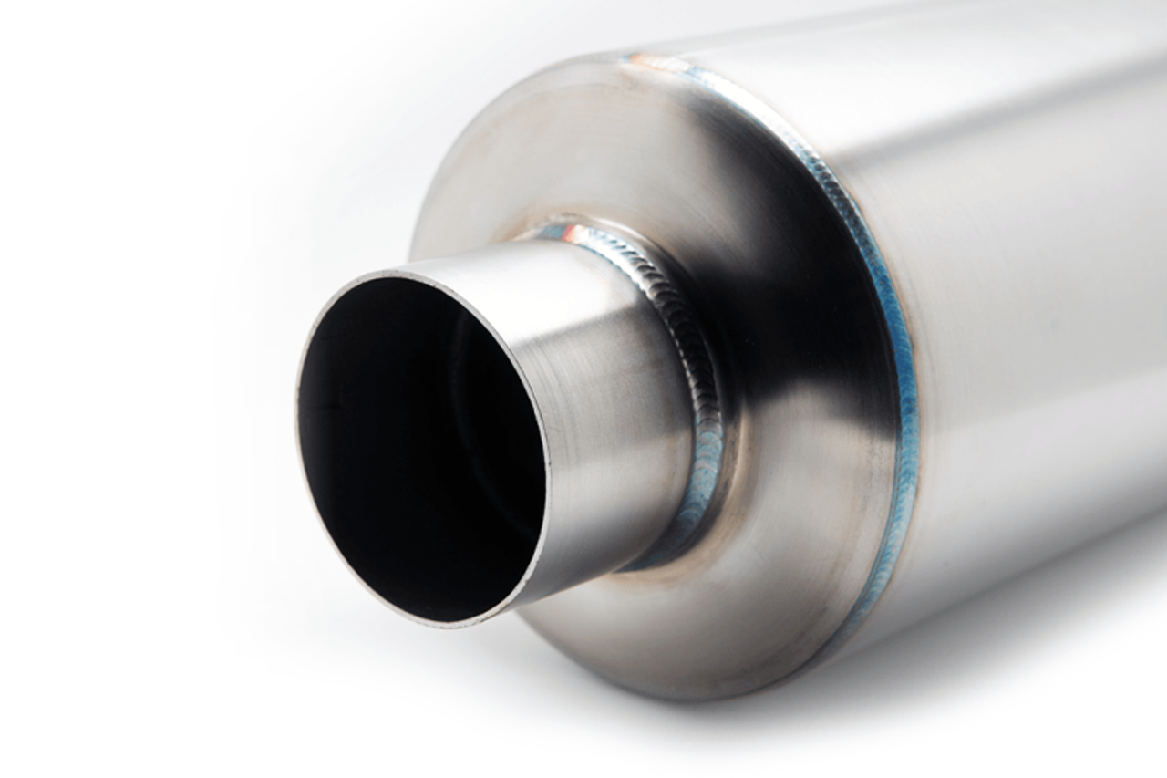 BLOX Racing 3.5in Street Muffler With Turndown Tip - BXEX-00111