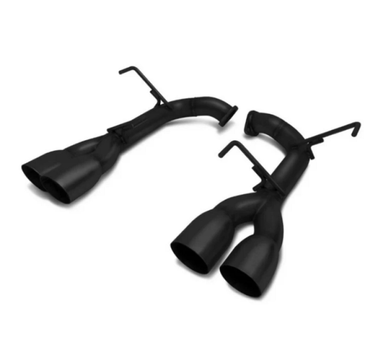 BLOX Racing 2022+ WRX Muffler Delete / Axle Back Single Wall 4in - Matte Black Tips - BXEX-51106-BK
