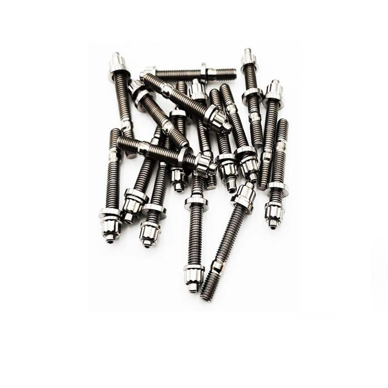 BLOX Racing Xtreme Titanium Studs M8x1.25x65mm 8 Piece Set - BXFL-00309-8-TI