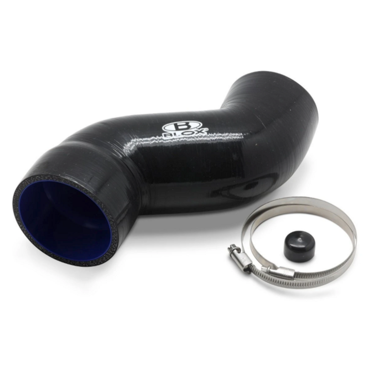 BLOX Racing 08-14 WRX / 08-20 STi Air Box Intake Hose - Black - BXFL-50210-BK