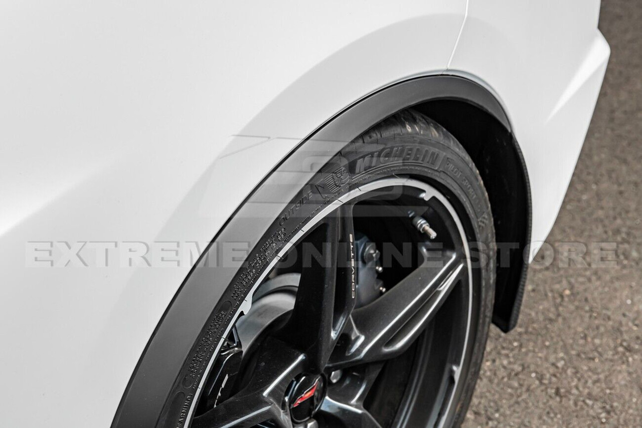 EOS Wheel Well Arches - Rear - Matte Black - C8 Corvette