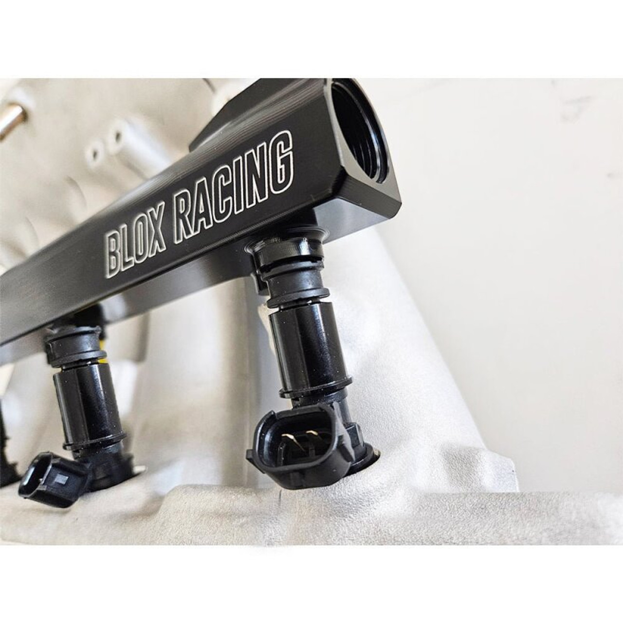 BLOX Racing Honda B-Series Xtreme Aluminum Fuel Rail - Black - BXFU-00720-BK
