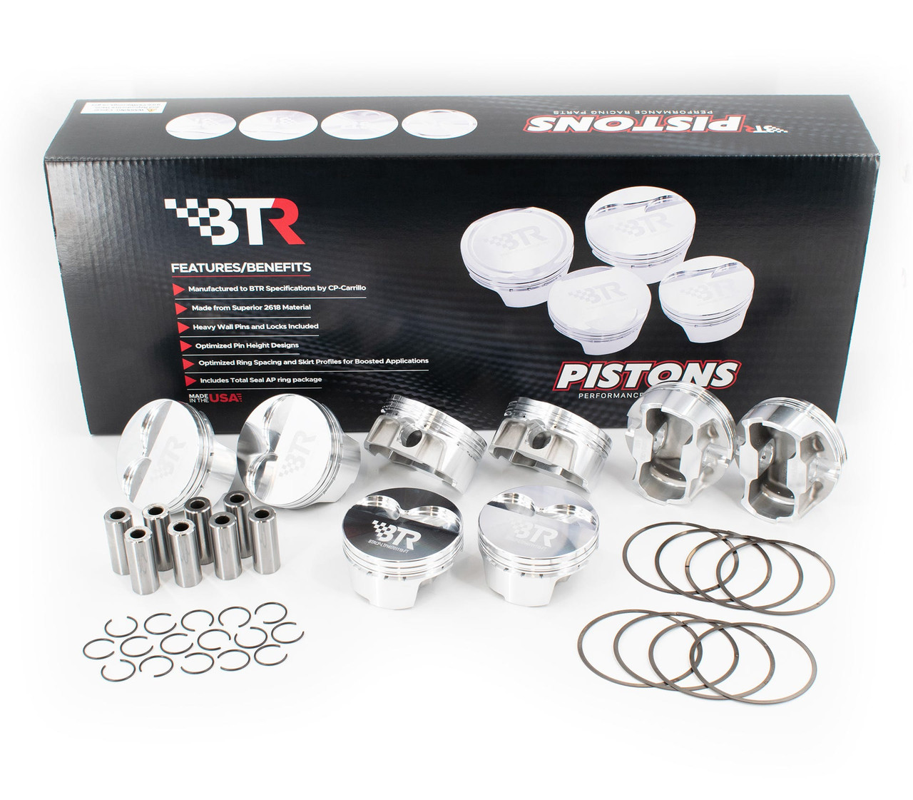 BTR Piston Set - 4.070