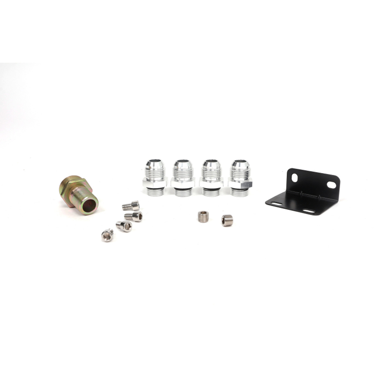 BLOX Racing Remote Oil Filter Relocation Kit - Polished - BXGA-00115-PO