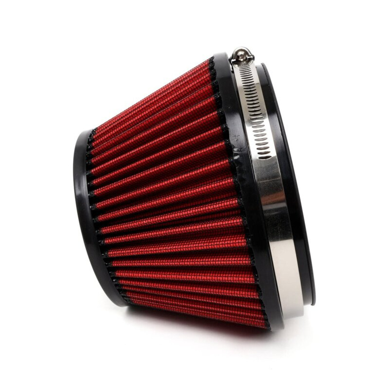 BLOX Racing Shorty Performance 5in Air Filter w/3.5in Velocity Stack and Coupler Kit - Black - BXIM-00323-BK