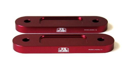 BLOX Honda S2000 Racing Front 12mm Thin Spacer Bump Steer Kit - Red (Lowered 1in and more) - BXSS-20354-12-RD Photo - Primary