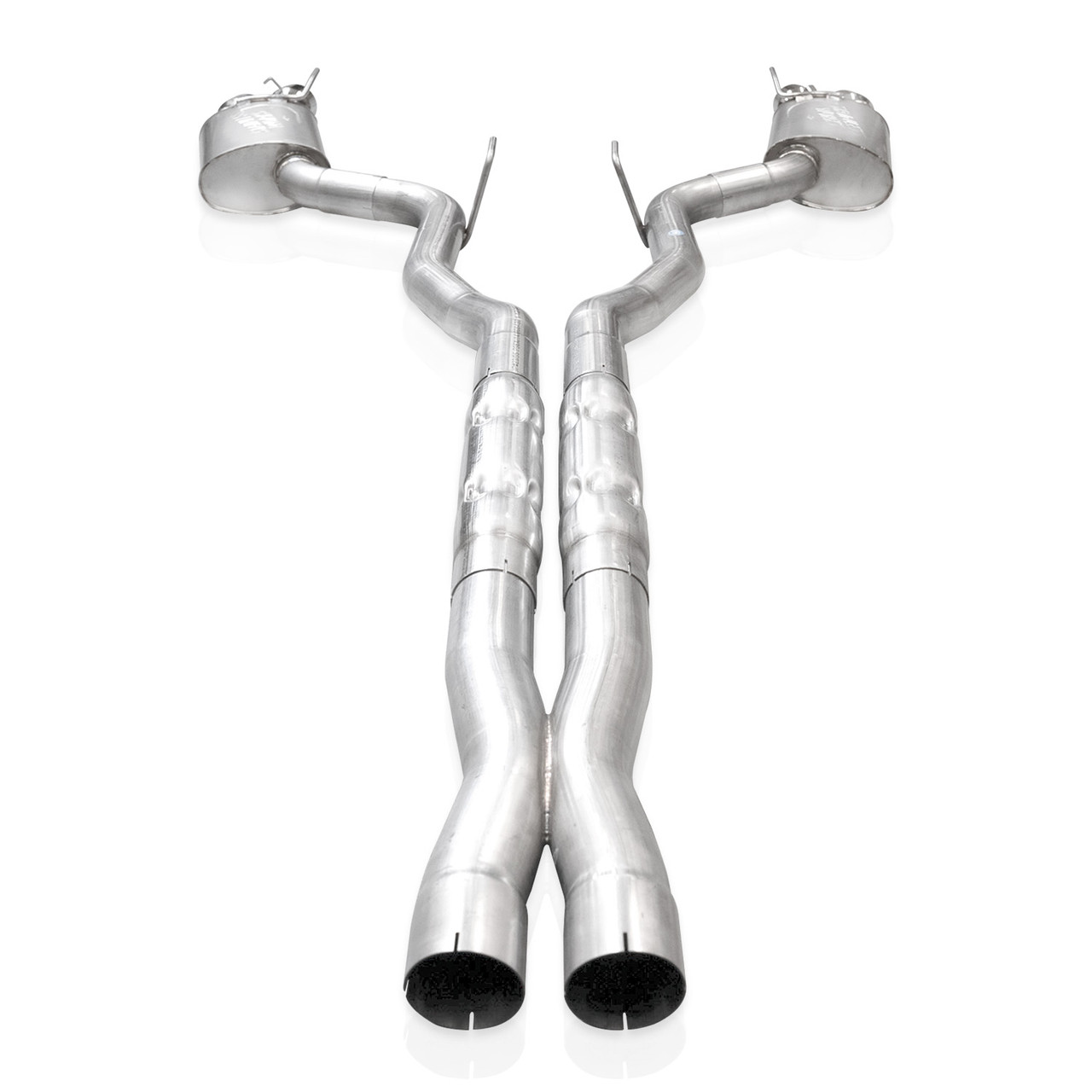 Stainless Works Legend Series Quad Tip Catback / X-Pipe / Performance Connect - 2024+ S650 Mustang GT
