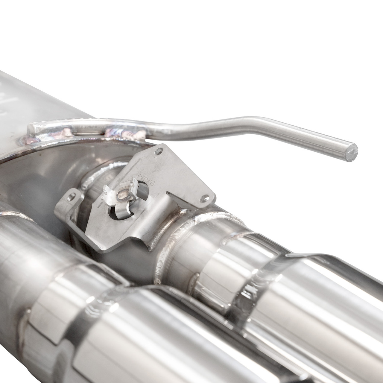 Stainless Works Legend Series Quad Tip Catback / X-Pipe / Performance Connect - 2024+ S650 Mustang GT (M24QUADXPCL)