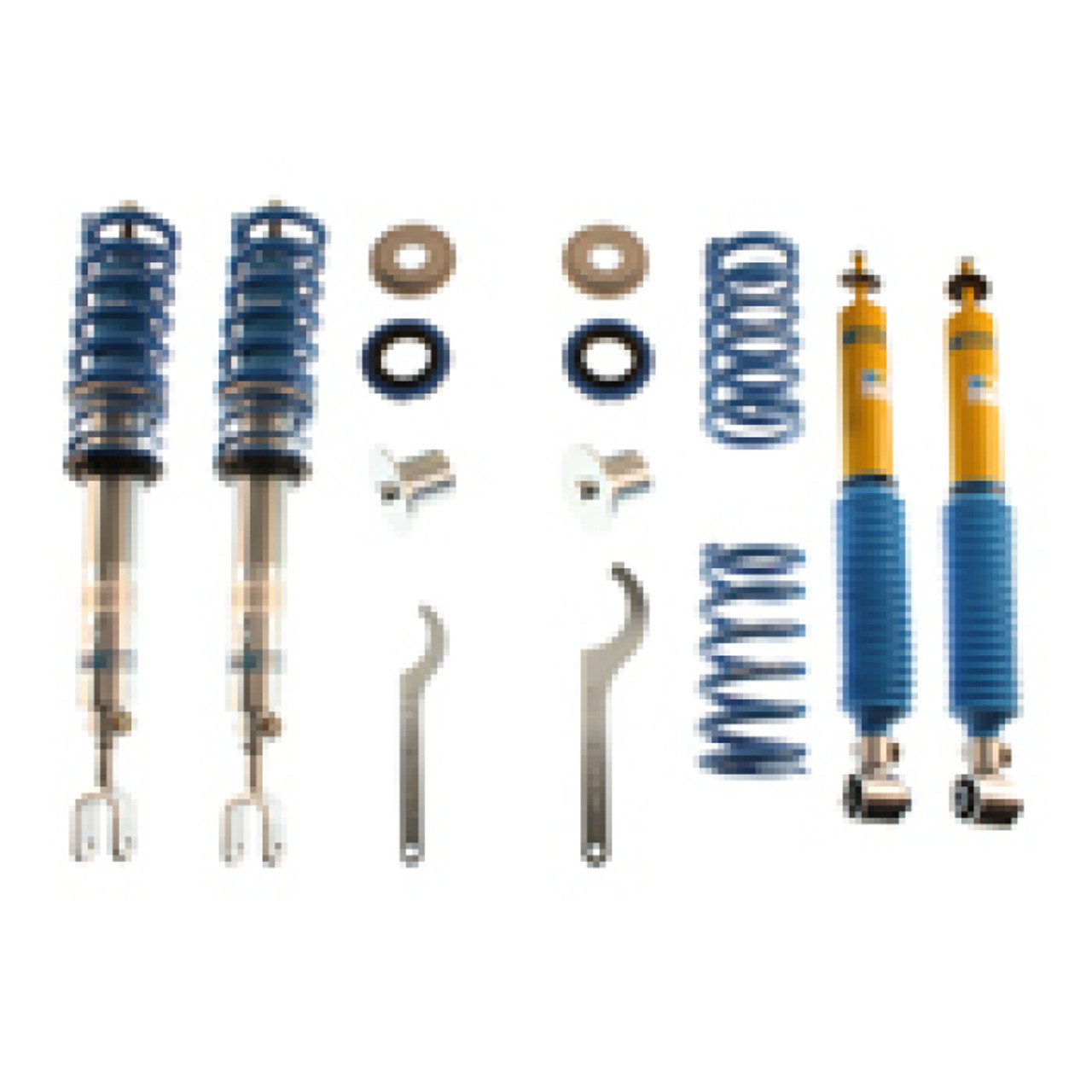 Bilstein B16 2004 Audi S4 Base Front and Rear Performance Suspension System - 48-105958