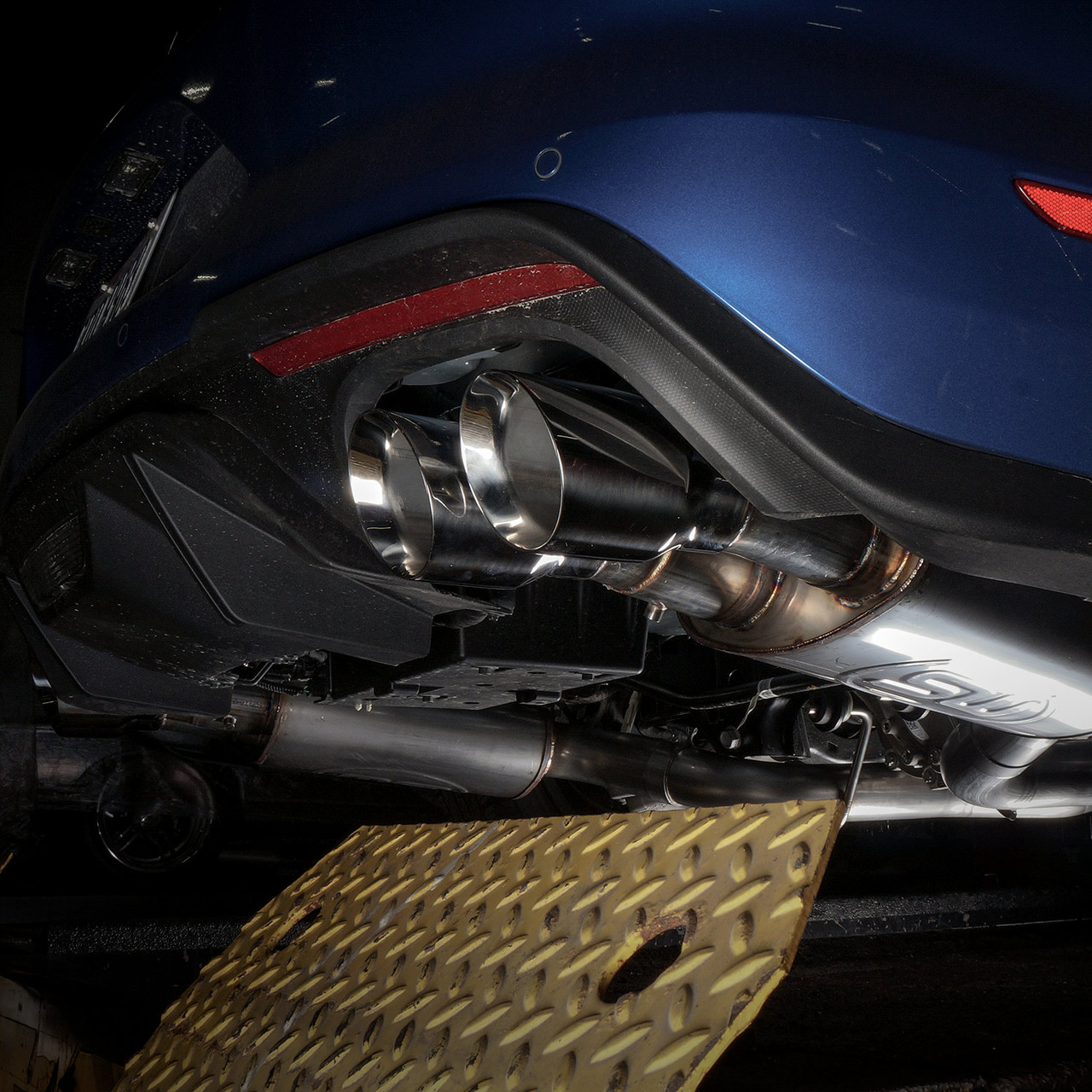 Stainless Works Redline Series Catback / Performance Connect / X-Pipe / WITH Active Exhaust - 18-23 Mustang GT