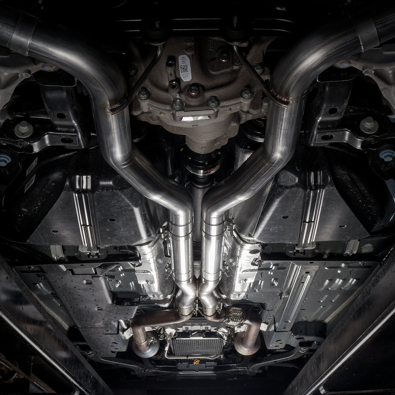 Stainless Works Redline Series Catback / Performance Connect / H-Pipe / WITH Active Exhaust - 18-23 Mustang GT