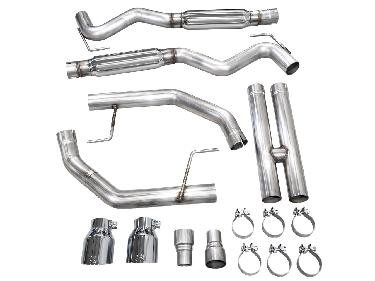 AWE Track Edition Catback Exhaust - Dual Chrome Tips - 2024+ S650 Mustang GT