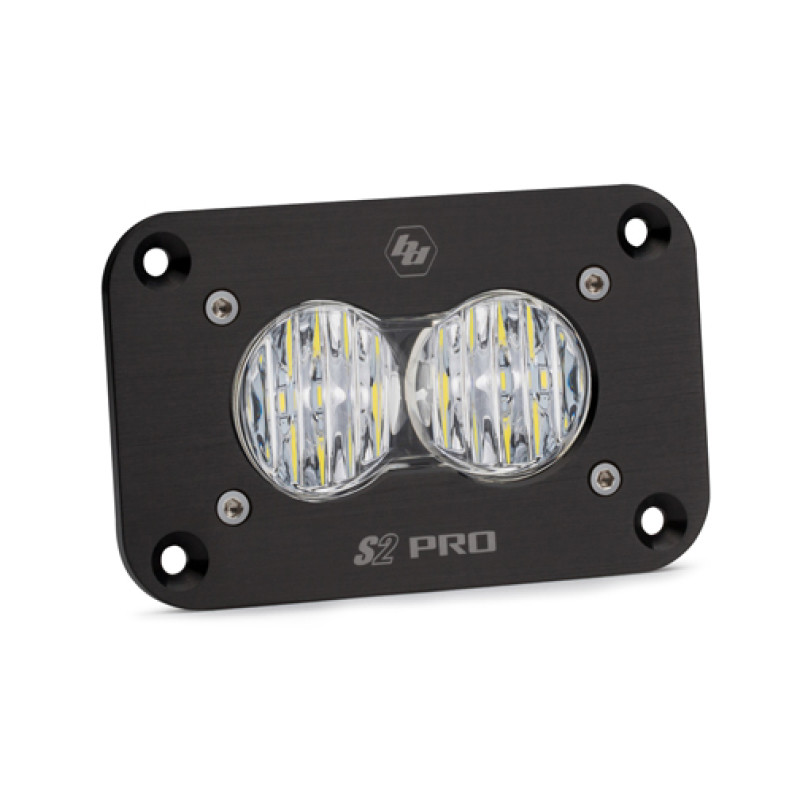 Baja Designs S2 Pro Flush Mount Wide Cornering Pattern LED Work Light - Clear - 481005