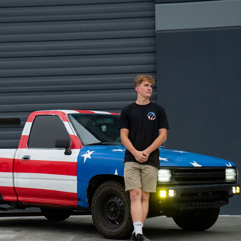 Baja Designs Freedom Mens T-Shirt Universal - Large Black - 980056 Photo - Primary