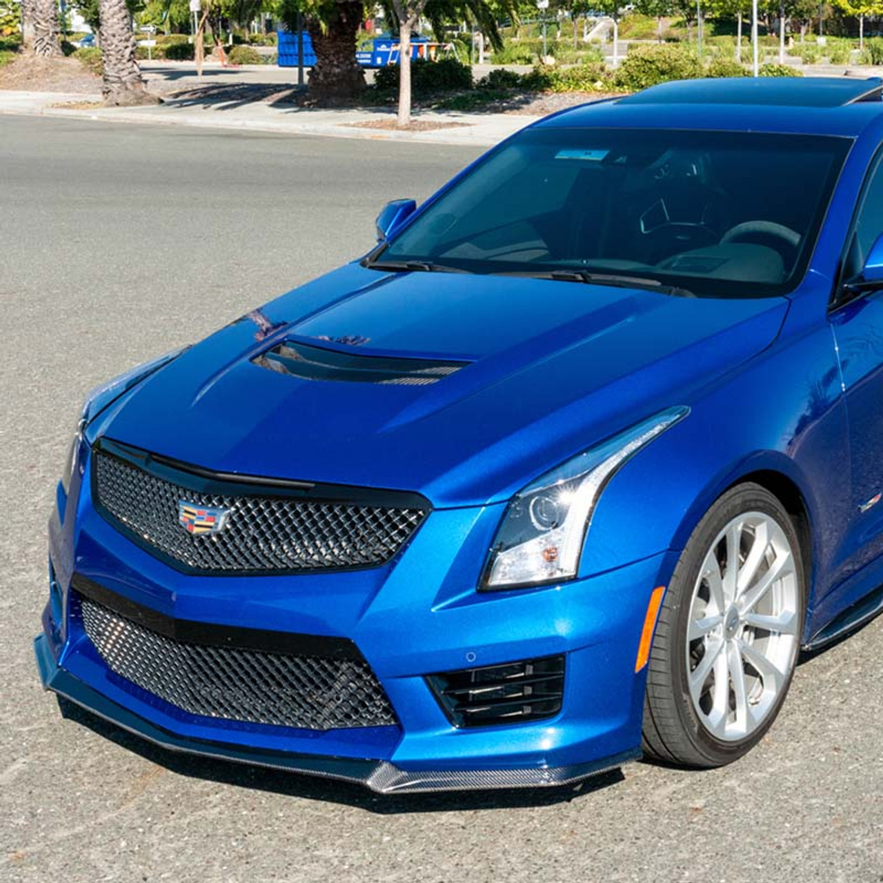 EOS Front Splitter - Carbon Fiber - Cadillac ATS-V