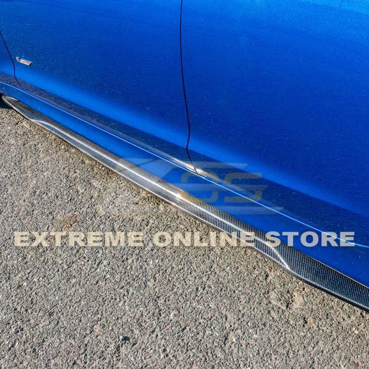 EOS Side Skirts - Carbon Fiber - Cadillac ATS-V