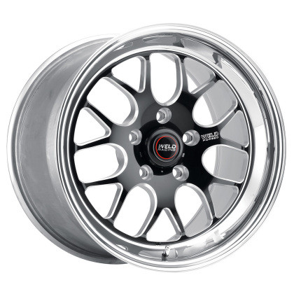 Weld Wheels S77 Black 17x10 Rear Wheel - 2015-2025+ Ford Mustang GT