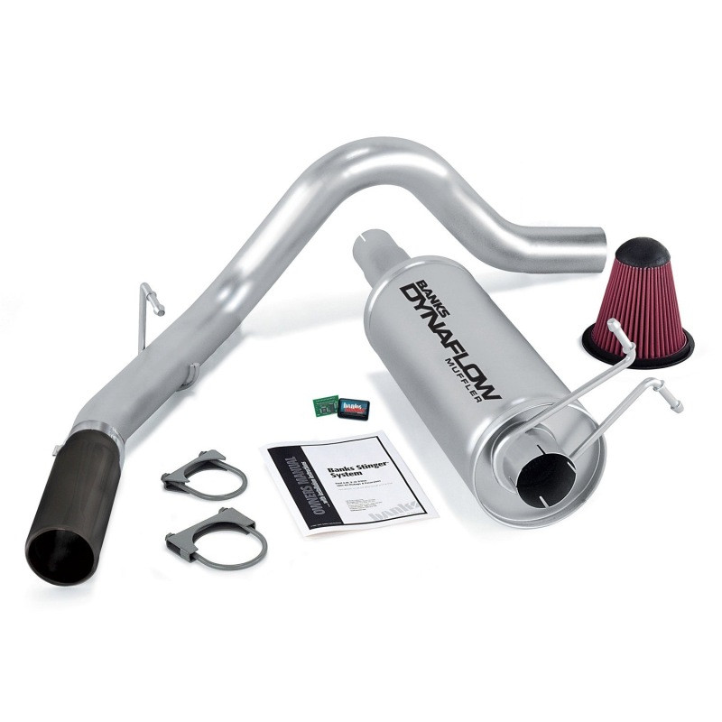 Banks Power 99-04 Ford 6.8L Excursion Stinger System w/ AutoMind - SS Single Exhaust w/ Black Tip - 49406-B