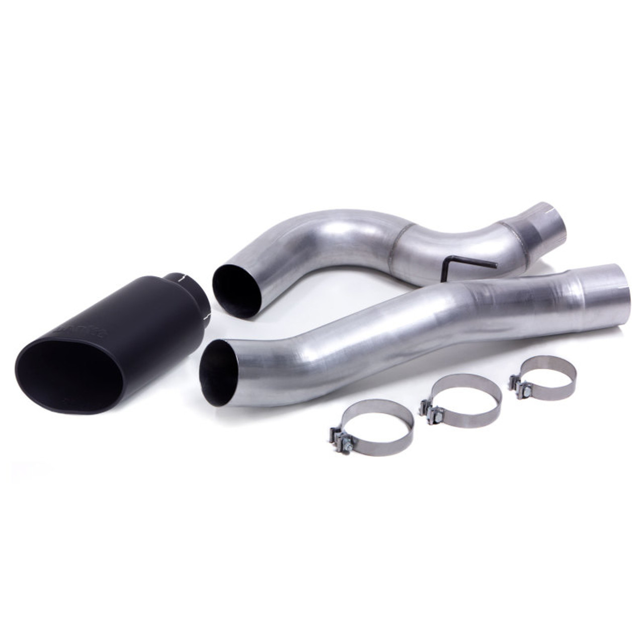 Banks Power 13-18 Ram 6.7L 5in Monster Exhaust System - Single Exhaust w/ SS Black Tip - 49777-B