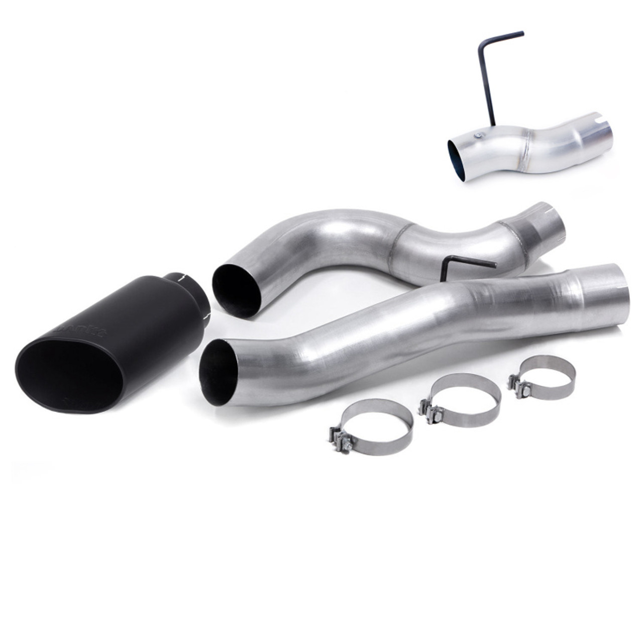 Banks Power 13-18 Ram 6.7L  Mega-Cab SB 5in Monster Exhaust System - Single Exhaust w/ SS Black Tip - 49778-B