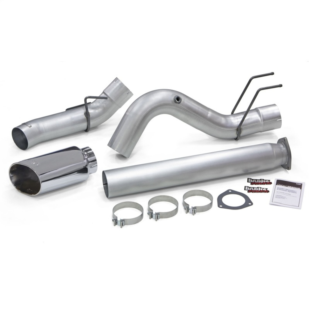 Banks Power 2017 Ford 6.7L 5in Monster Exhaust System - Single Exhaust w/ Chrome Tip - 49795