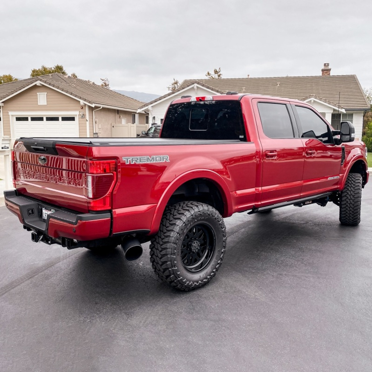 Banks Power 2017 Ford 6.7L 5in Monster Exhaust System - Single Exhaust w/ Black Tip - 49795-B