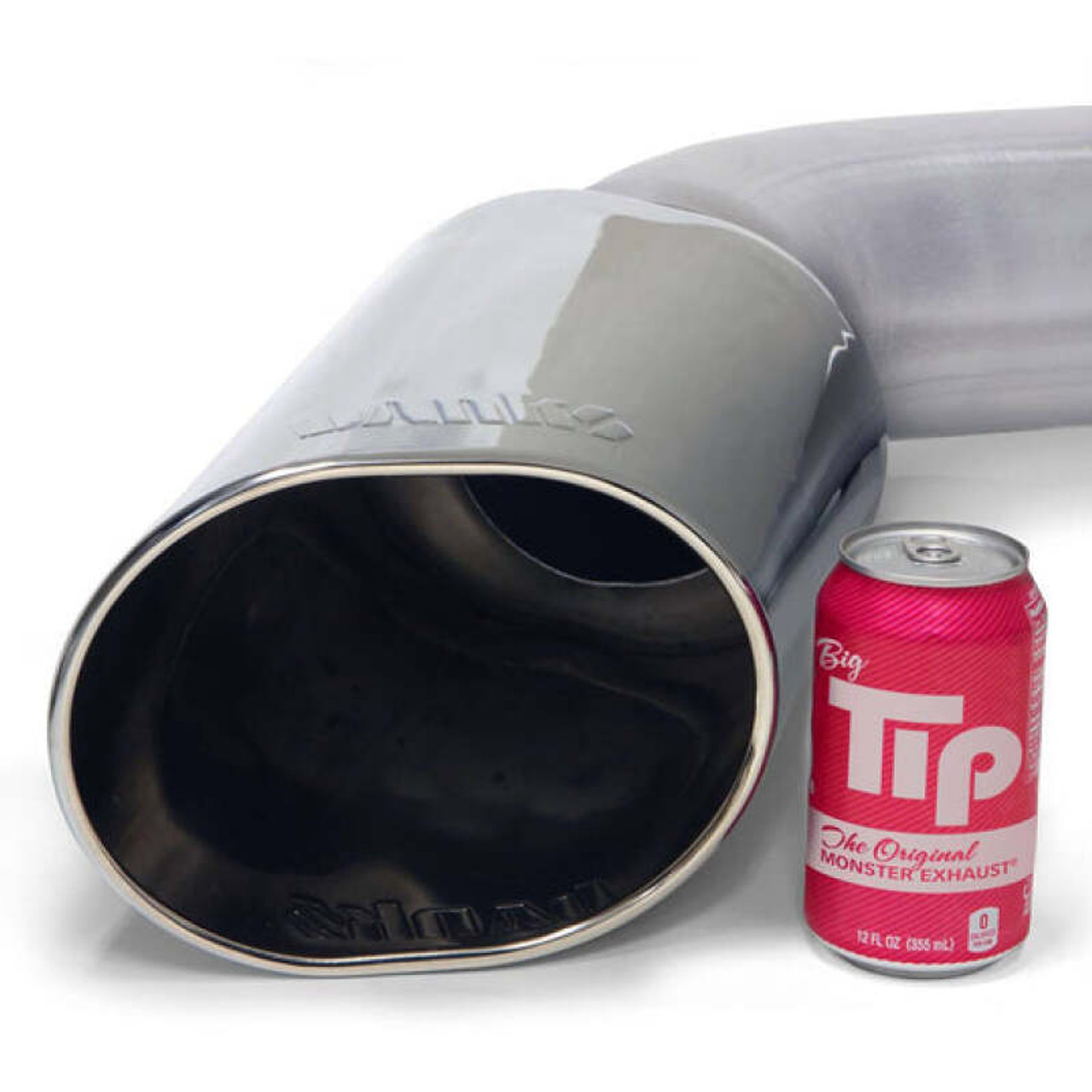 Banks Power 19-23 Dodge RAM Monster Exhaust 5.0in Single 6.7L MCSB DRW w/ SideKick S/S Chrome Tip - 49832