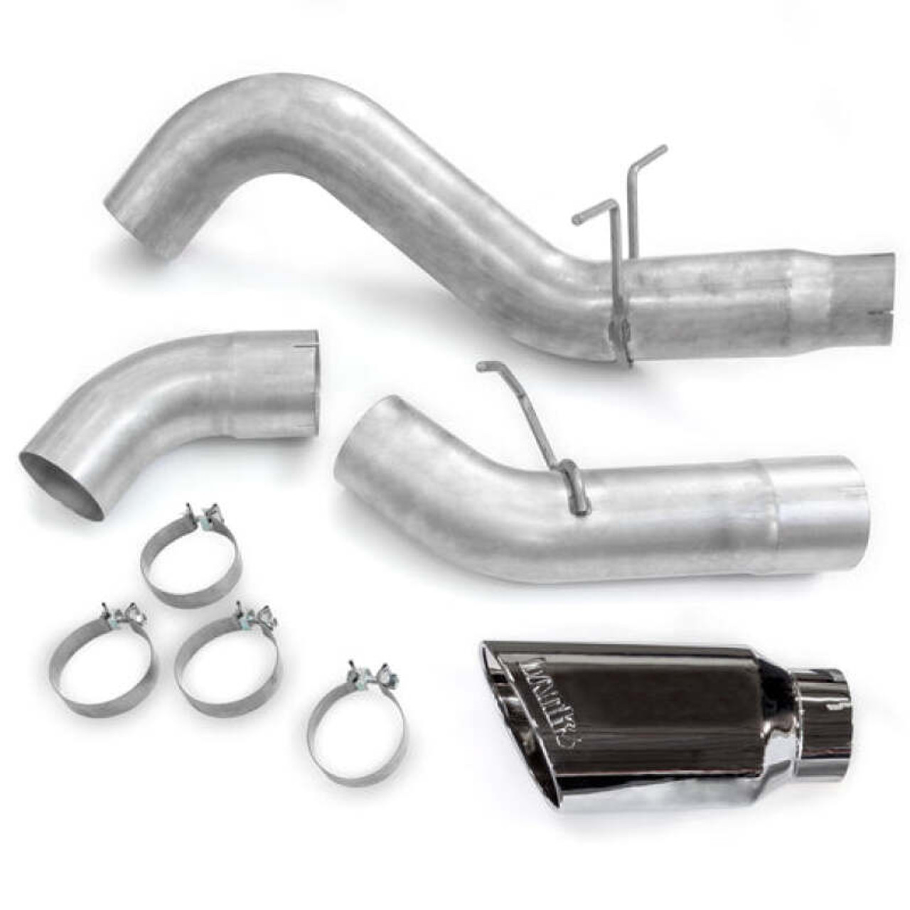 Banks Power 11-16 Chevrolet 2500/3500 (Excl 2016) 6.6L Diesel 5in SS Monster Exhaust w/ Chrome Tip - 49834