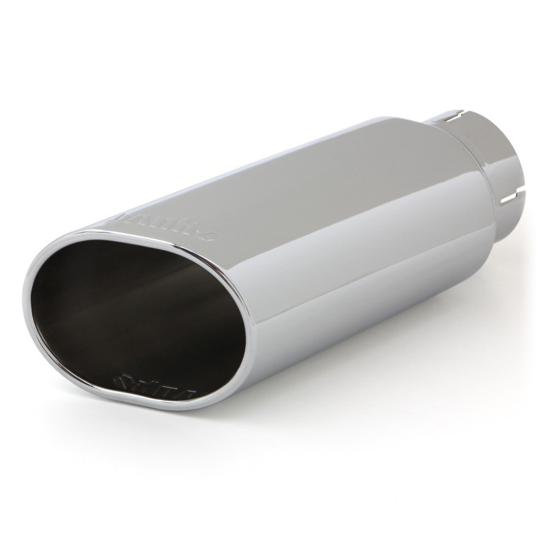 Banks Power Tailpipe Tip Kit - SS Obround Slash Cut - 3.5in Tube - 4.38in X 5.25in X 13.38in - 52918