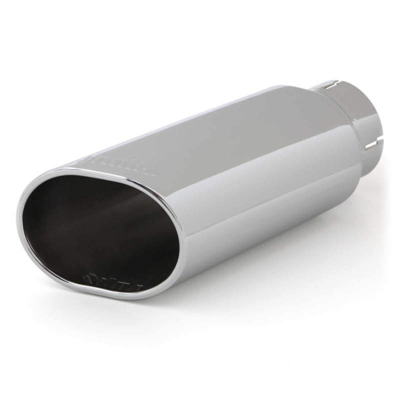 Banks Power Tailpipe Tip Kit - SS Obround Slash Cut - 3.5in Tube - 4.38in X 5.25in X 13.38in - 52918