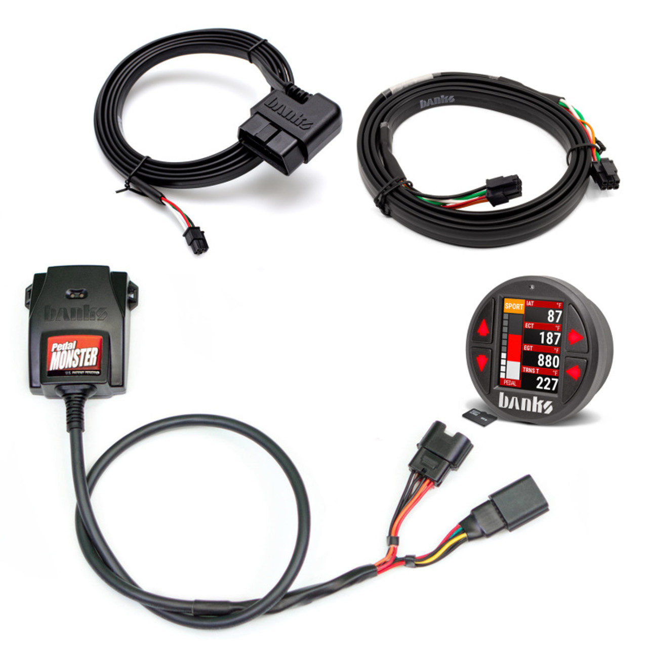 Banks Power Pedal Monster Kit Molex MX64 6 Way With iDash Data Pro - 64313-P Photo - out of package