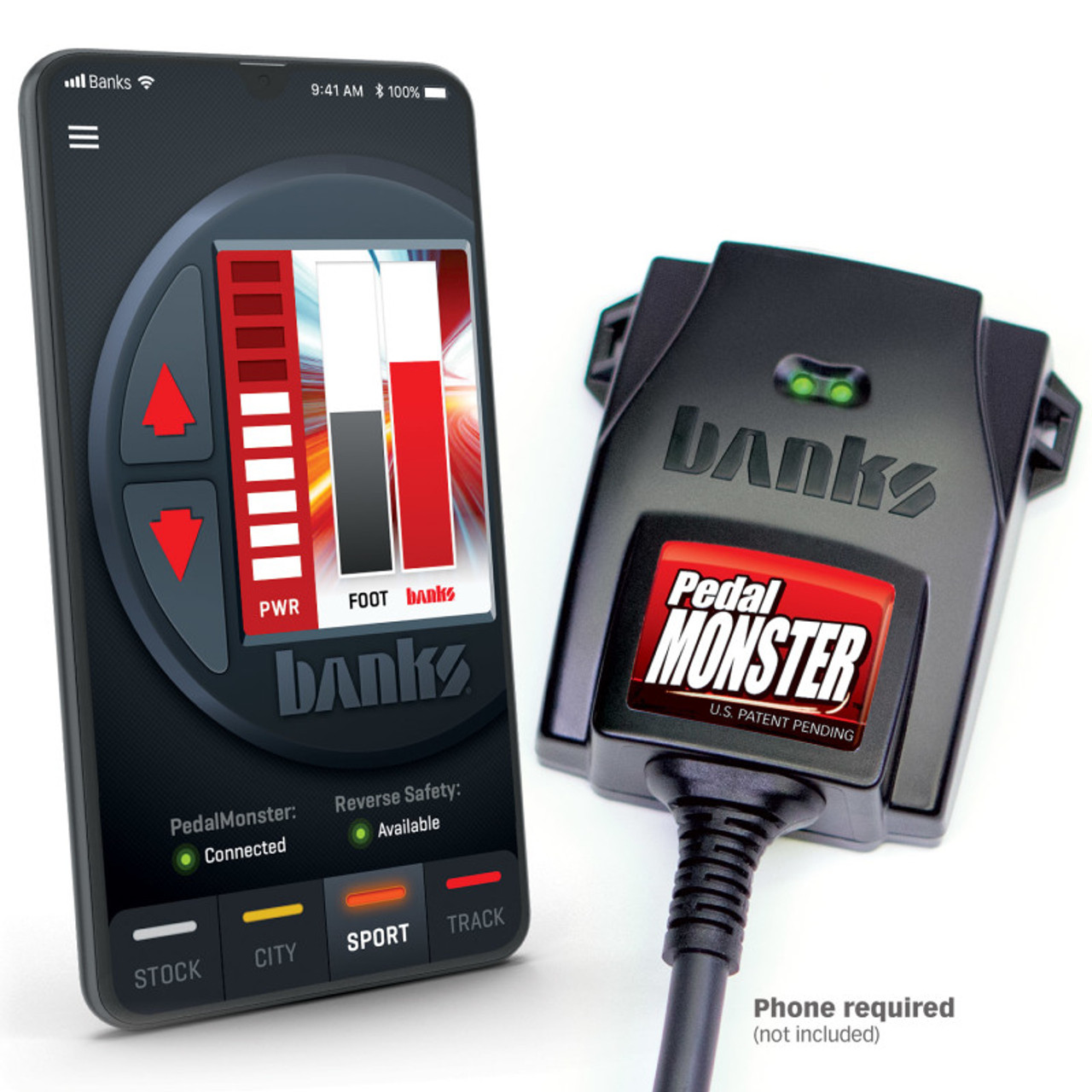 Banks Power Pedal Monster Kit (Stand-Alone) - TE Connectivity MT2 - 6 Way - Use w/Phone - 64330