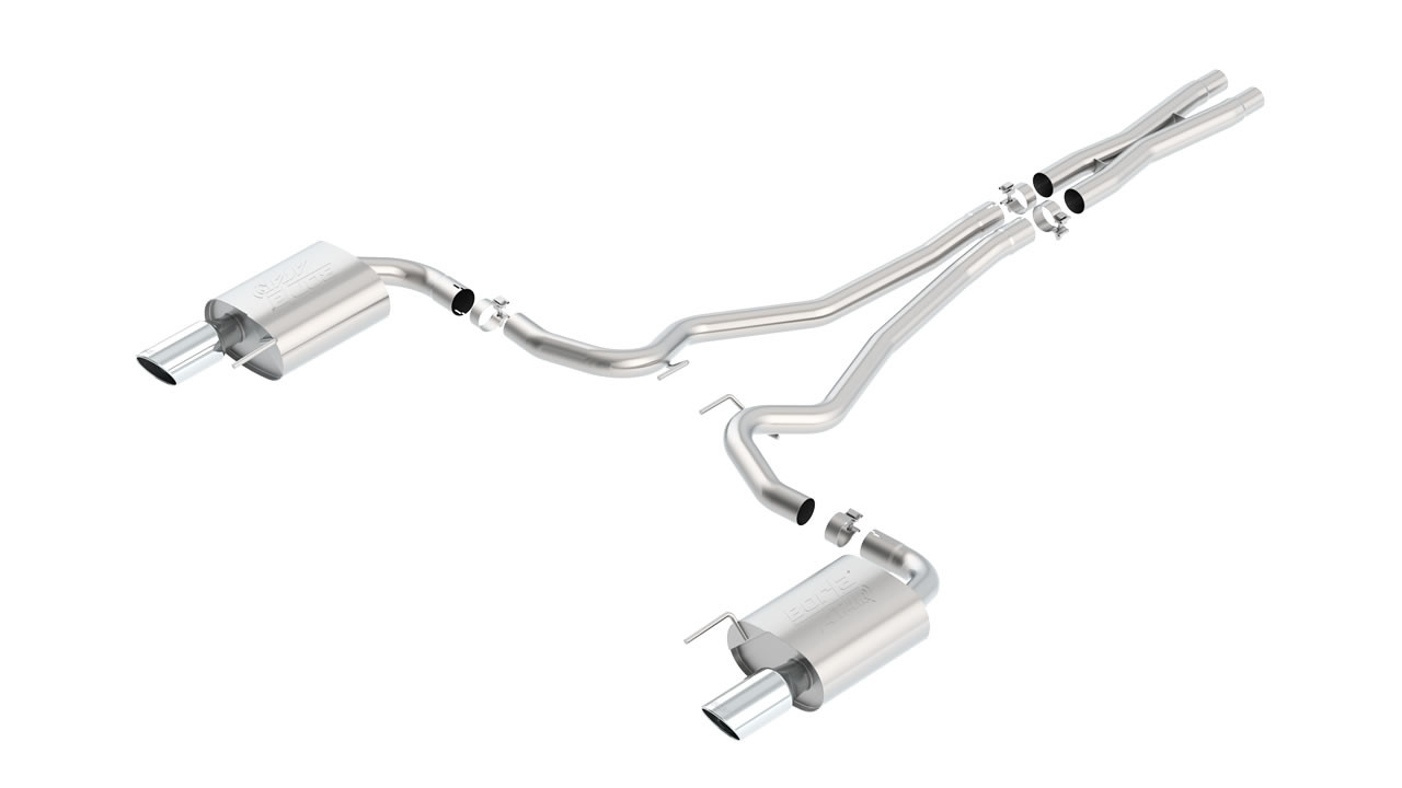 Borla Atak Catback Exhaust w. Polished Tips - 15-17 Mustang GT